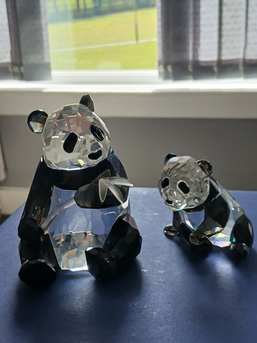 Swarovski crystal panda and - panda,