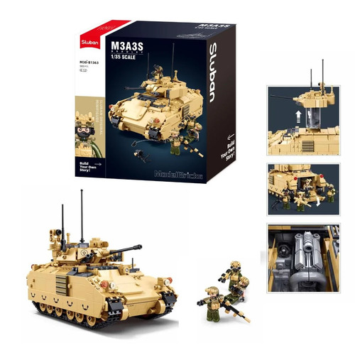M3a3s bradley brick tank model - bradley,