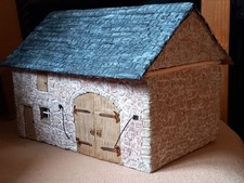 Handmade Model Barn compatible with Britains. Figures not included. See Details