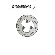 FRONT BRAKE DISC NG 665