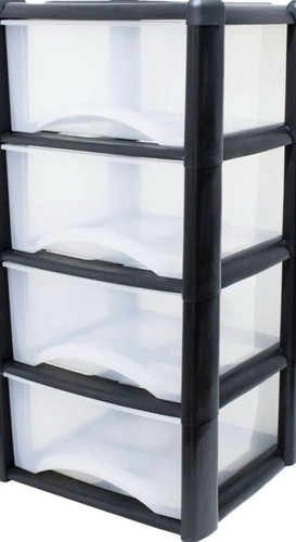 Tier large plastic storage - plastic,