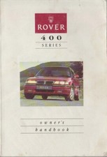 Rover 400-Series 414 416 418 420 1992-93 Original UK Owner's Handbook AKM 6954