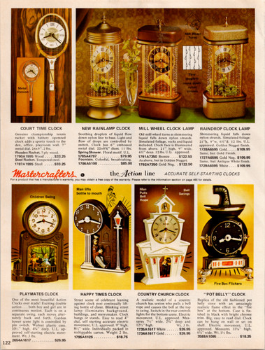 Vintage oil rain - rain, clock