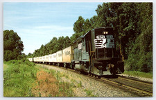 Norfork Southern's Train Postcard Triple Crown Roadrailer 7076 Power #0053