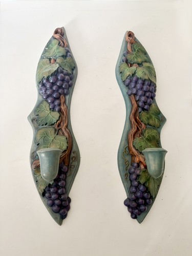 Pair vintage ceramic whimsical
