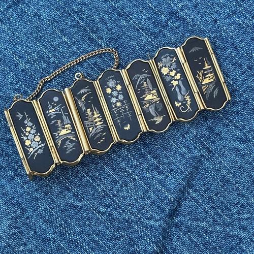 Amita panel vtg japanese - amita, 15-panel