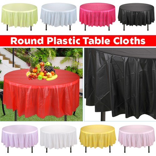 Pvc vinyl tablecloth round - vinyl,