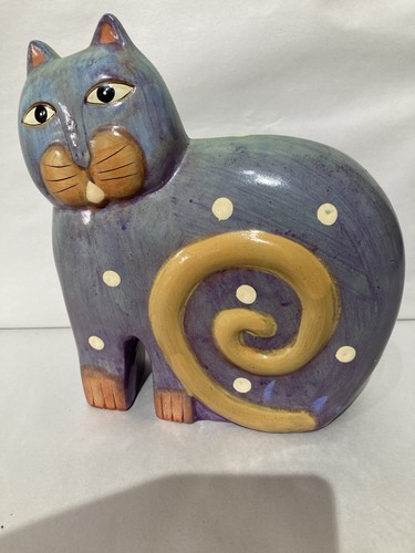 Ceramic type cat ornament - ceramic,