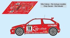 Decals Citroen ZX 16V Rally Catalunya 1995 18 32 43 Catalunya slot decals Pure