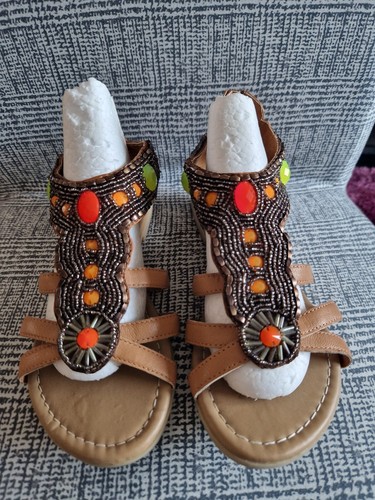 Sandals south tan leather - south,,