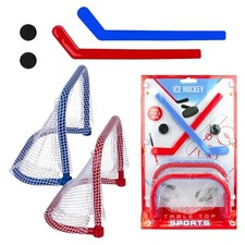 1-4pk Mini Desktop Ice Hockey Puck Finger Sports Travel Table Game Kids & Adult