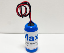 7.2V 320mAh NiMH Rechargeable battery backup for external burglar alarm sirens 