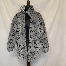 Zepla Grey Black Faux Fur