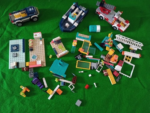 Lego fire engine - , police