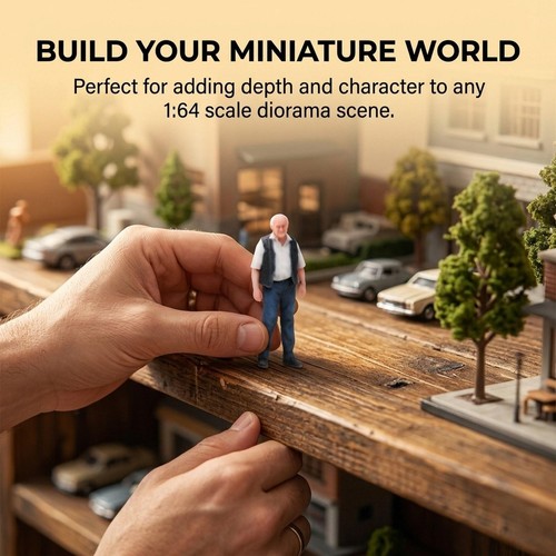 Miniature old men - miniature,
