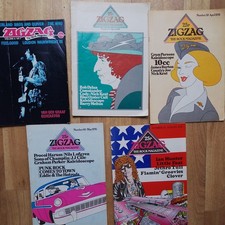 JOB LOT OF ZIG ZAG MAGAZINES - 1976 - PUB ROCK, EARLY PUNK