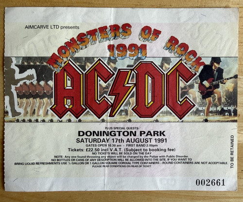 Monsters of rock - ac/dc,