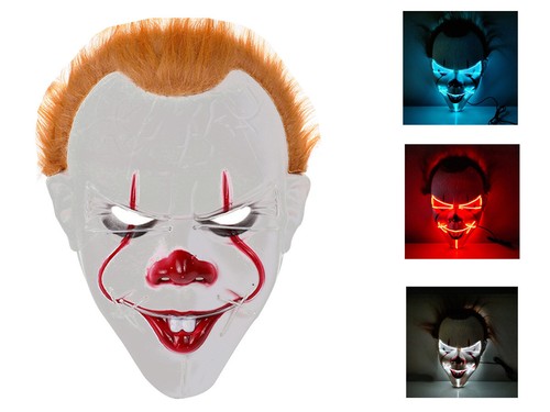 Pennywise clown mask - mask, led