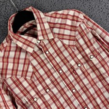 Levis Shirt Mens Medium Red