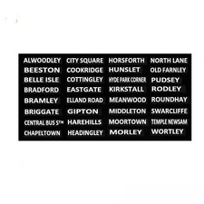 MODEL BUS WATERSLIDE TRANSFERS