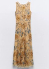 ZARA EMBROIDERED BEADED KNIT