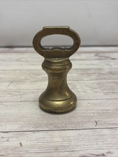 Vintage 1lb Brass Bell Weight