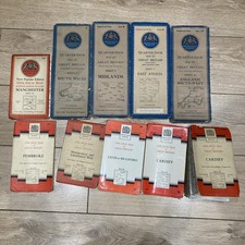 vintage ordnance survey maps joblot