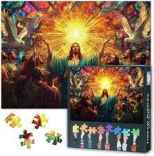 Jesus Colored Glass Puzzles