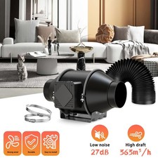 Smoke Inline Extractor Fan 4/5/6 inch Quiet Ventilation Fan for Bathroom Kitchen