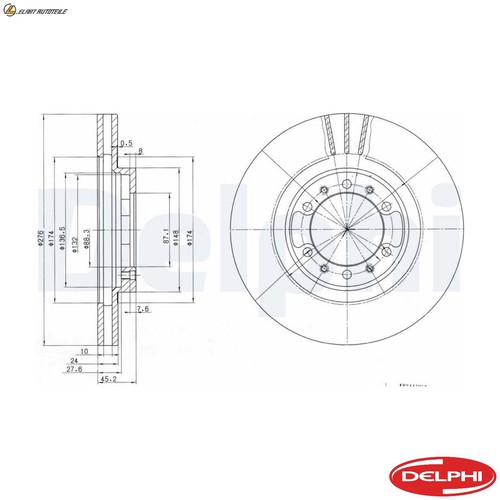 Brake discs bg3099 for - bg3099,