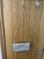 Ladies, Silver Glittery Hand Bag