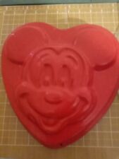  Rare Mickey Mouse Cake Tin Red Bought In US. Brand New. 