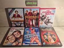 Will Ferrell Bundle X6 (DVD, 2009) Anchor Man 1 & 2 Producers [Region 2] [UK]