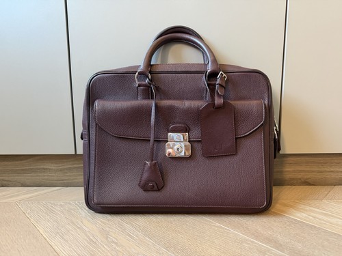 Dunhill leather briefcase - leather,