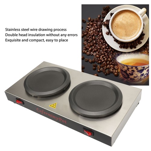 Double coffee warmer - double,