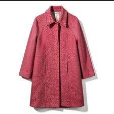 Miss Sixty Womens Red Blazer Trench Coat Jacket
