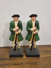 2 Vintage Minute Man Cast Iron