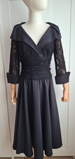 Eliza J Black Lace Stretch