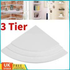 Pack of 3 Shelves White Corner