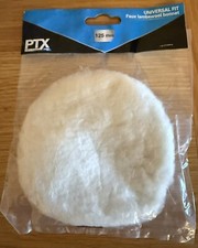 2 X Faux Lambswool Polishing Bonnet for 125mm Buffers & Polishers