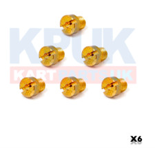 Kart Rotax Main Jets Pack of 6 x 115 - 123 Genuine Dellorto Kart Parts UK