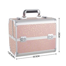 Bluetooth Nail Art Train Trolley Case Fold Manicure Nail Table Mirrored Drawer