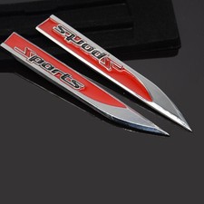 2x Red Sports Blade Dagger