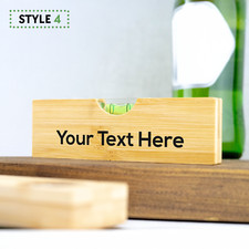 Personalised Bottle Opener, Personalised Wooden Spirit Level, 2 in 1 Multi Tool
