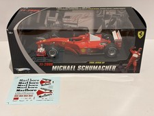Hot Wheels Elite Ferrari F1-2000 Michael Schumacher 1:18 Scale With Stickers