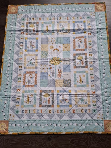 Grandmas handmade quilt - grandmas,
