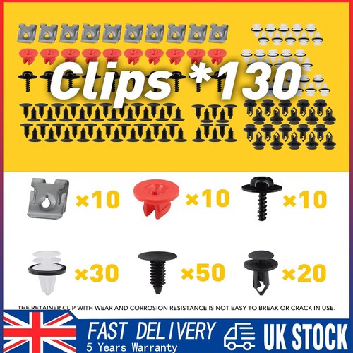 X130pc clips fit ford fiesta - fit,