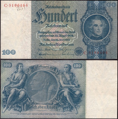 Germany 100 reichsmark 1935 - germany.,