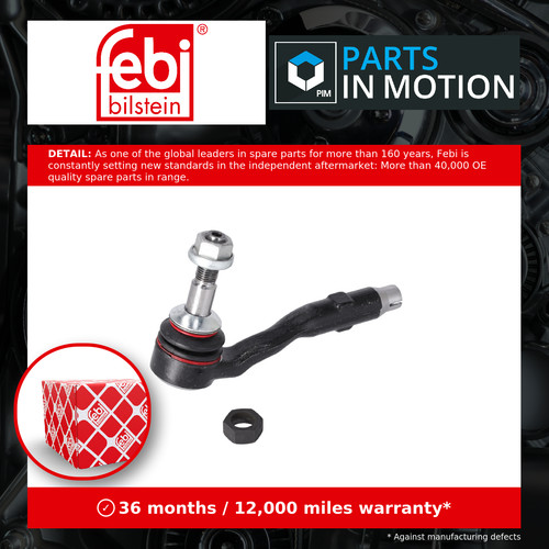 Tie track rod - track, end