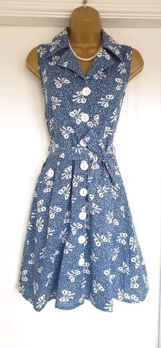Vintage 40s 50s style - 50s, blue